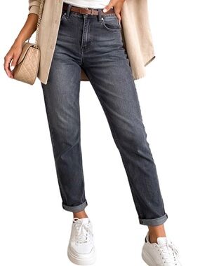 Judy Blue JB88130 Handsand Black Mid Rise Boyfriend Jeans 13/31